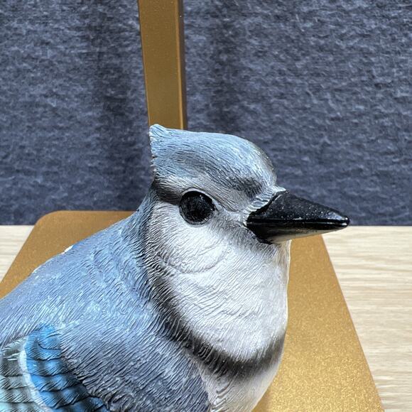 Blue Jay Family Birds Resin Mom Dad Baby Lof of 3 Excellent Condition - Picture 4 of 11